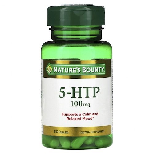 Nature's Bounty, 5-гидрокситриптофан, 100 мг, 60 капсул #1