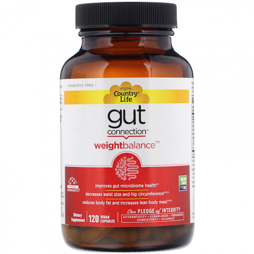 Country Life, Gut Connection, Weight Balance, 60 Vegan Capsules #1