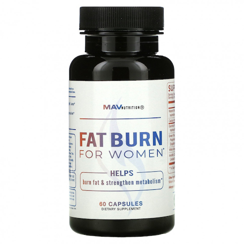 MAV Nutrition, Fat Burn, для женщин, 60 капсул #1