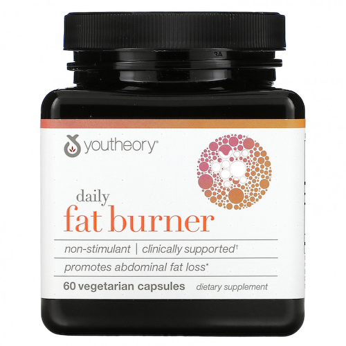 Youtheory, Daily Fat Burner, 60 вегетарианских капсул #1