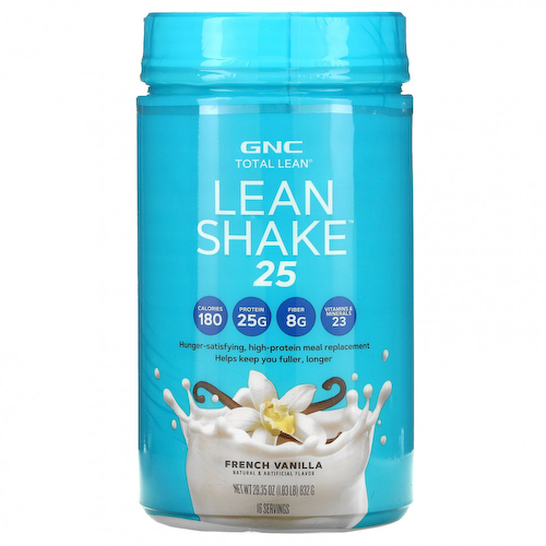 GNC, Lean Shake 25, French Vanilla, 1.83 lb (832 g) #1