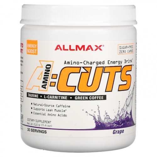 ALLMAX Nutrition, ACUTS, энергетический напиток с аминокислотами, виноградный побег, 210 г (7,4 унции) #1