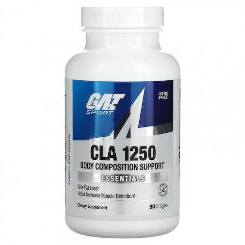 GAT, CLA 1250 (конъюгированная линолевая кислота), 90 мягких желатиновых капсул с жидкостью #1