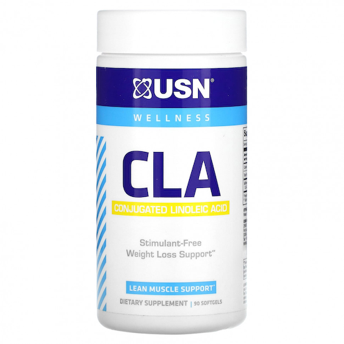 USN, CLA, конъюгированная линолевая кислота, 90 мягких таблеток #1