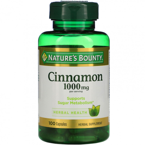 Nature's Bounty, Корица, 500 мг, 100 капсул #1