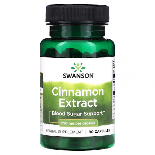 Swanson, Экстракт корицы, 250 мг, 90 капсул #1