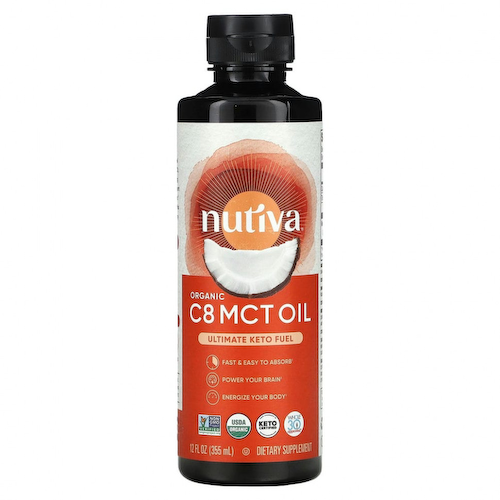 Nutiva, Органическое масло C8 MCT, 355 мл (12 жидк. Унций) #1