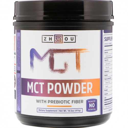 Zhou Nutrition, Порошок MCT с пребиотической клетчаткой, 14,5 унц. (411 г) #1