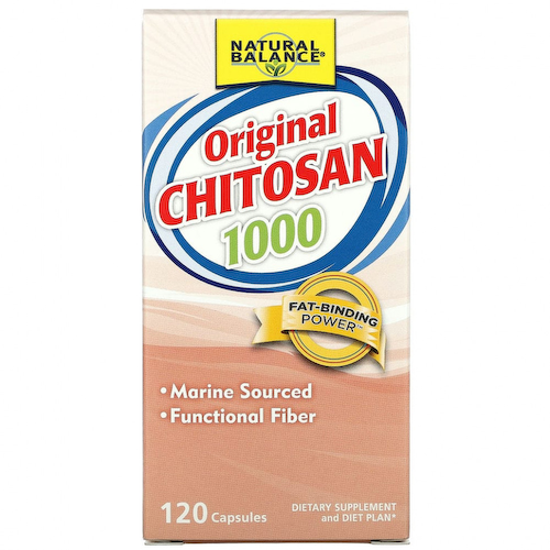 Natural Balance, классический хитозан, 250 мг, 120 капсул #1