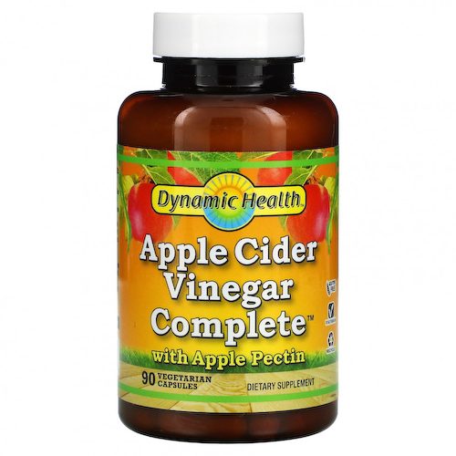 Dynamic Health Laboratories, Яблочный уксус, 90 растительных капсул #1