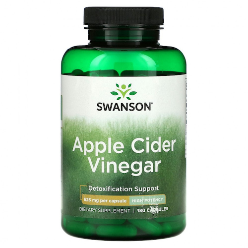Swanson, Apple Cider Vinegar, Detoxification Support, 625 mg, 180 Capsules #1