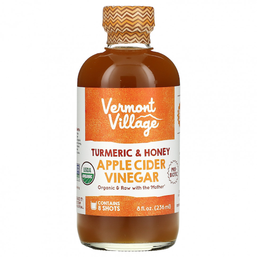Vermont Village, Яблочный уксус, куркума и мед, 236 мл (8 жидк. Унций) #1