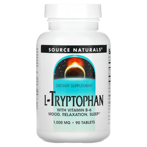 Source Naturals, L-триптофан, 1000 мг, 90 таблеток #1