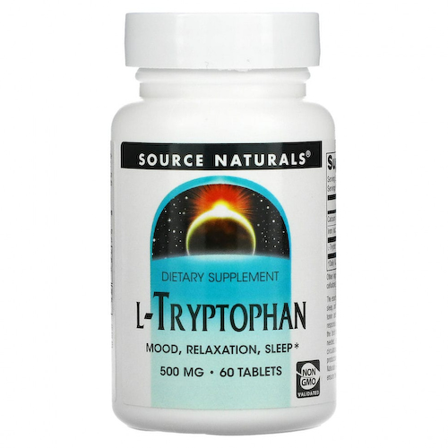 Source Naturals, L-триптофан, 500 мг, 60 таблеток #1
