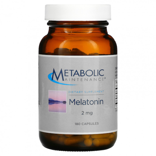 Metabolic Maintenance, мелатонин, 2 мг, 180 капсул #1