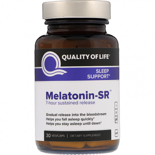 Quality of Life Labs, Melatonin-SR, 30 капсул в растительной оболочке #1