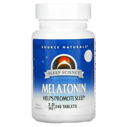 Source Naturals, Мелатонин, 3,0 мг, 240 таблеток #1