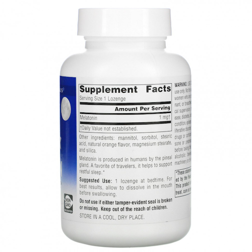 Source Naturals, Sleep Science, мелатонин, апельсин, 1 мг, 300 пастилок #1