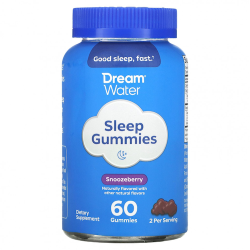 Dream Water, Sleep, Snoozeberry`` 60 жевательных таблеток #1