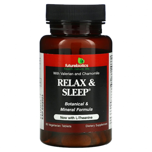 FutureBiotics, Relax & Sleep, 60 вегетарианских таблеток #1