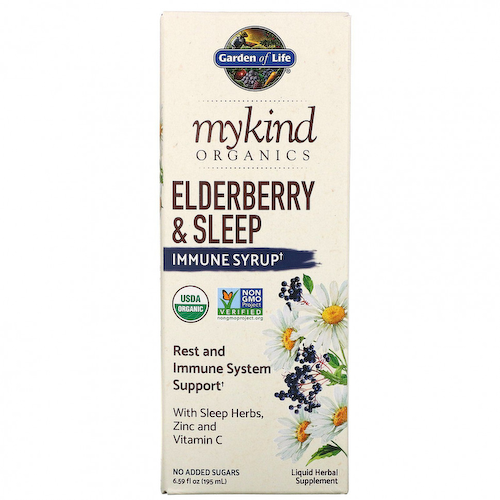 Garden of Life, MyKind Organics, сироп из бузины и иммунитета ко сну, 195 мл (6,59 жидк. Унции) #1