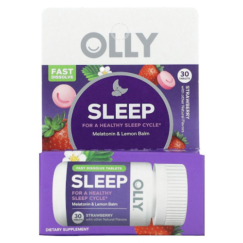 OLLY, Sleep, клубника`` 30 таблеток #1