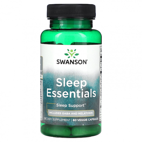 Swanson, Sleep Essentials, 60 растительных капсул #1