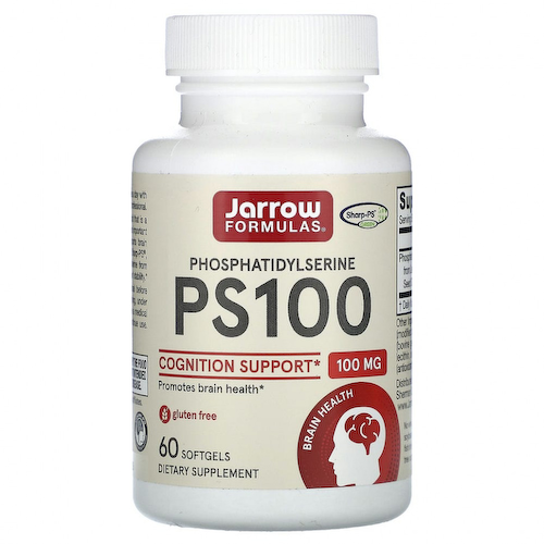 Jarrow Formulas, PS 100, фосфатидилсерин, 100 мг, 60 капсул #1