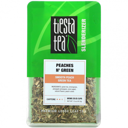 Tiesta Tea Company, Рассыпной чай премиального качества, персики и зелень, 42,5 г (1,5 унции) #1
