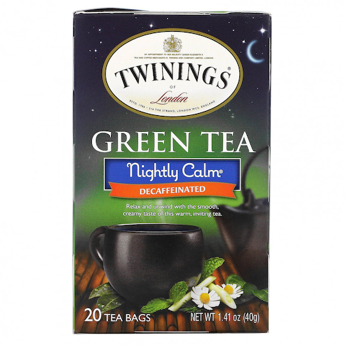 Twinings, Nightly Calm, зеленый чай без кофеина, полученный природным способом, 20 пакетиков, 40 г (1,41 унции) #1