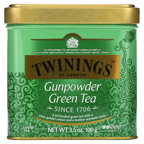 Twinings, Рассыпной зеленый чай Gunpowder, светлый, 100 г (3,53 унции) #1