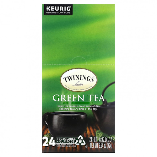 Twinings, Зеленый чай, 24 чашки, по 3 г (0,11 унции) #1