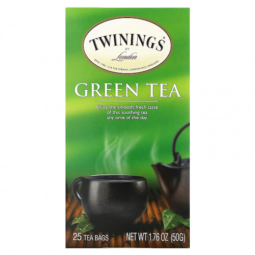Twinings, Зеленый чай, 25 чайных пакетиков, 50 г (1,76 унции) #1