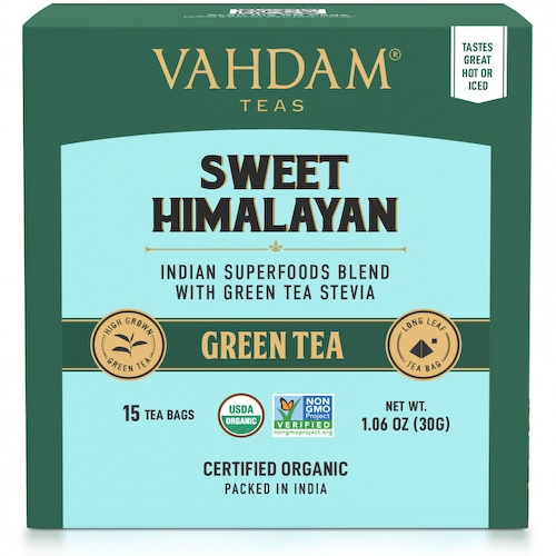 Vahdam Teas, зеленый чай, гималайский сладкий, 15 чайных пакетиков, 30 г (1,06 унции) #1