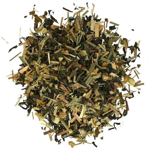 Heavenly Tea Leaves, Цельный зеленый чай, имбирь и зеленый цвет лимона, 1 фунт (16 унций) #1