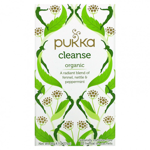 Pukka Herbs, Очищающий травяной чай, не содержащий кофеина, 20 пакетиков, 1,27 ун. (36 г) #1