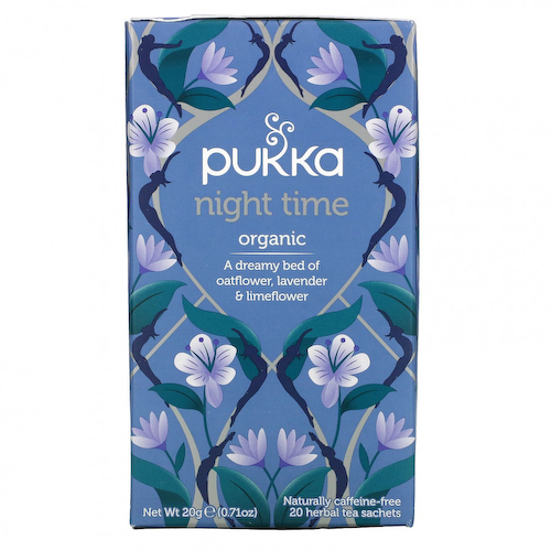Pukka Herbs, вечерний чай, натуральный, без кофеина, 20 пакетиков с травяным чаем, 20 г (0,71 унции) #1