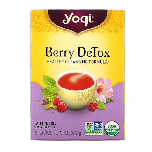 Yogi Tea, Berry DeTox, ягодный чай, без кофеина, 16 чайных пакетиков, 32 г (1,12 унции) #1