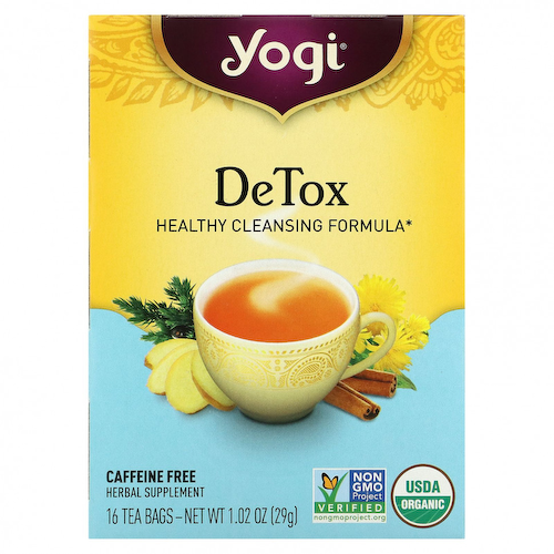 Yogi Tea, Detox, без кофеина, 16 чайных пакетиков, 29 г (1,02 унции) #1