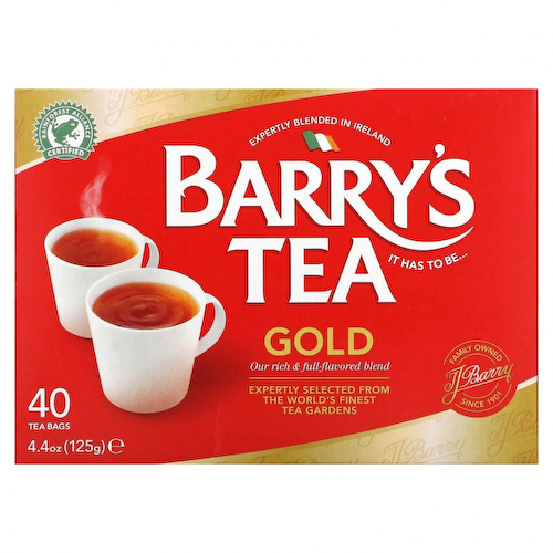 Barry's Tea, Золотая смесь, 40 чайных пакетиков, 125 г (4,4 унции) #1