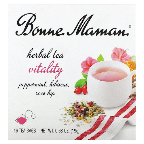 Bonne Maman, Herbal Tea, Vitality, без кофеина, 16 чайных пакетиков, 19 г (0,68 унции) #1
