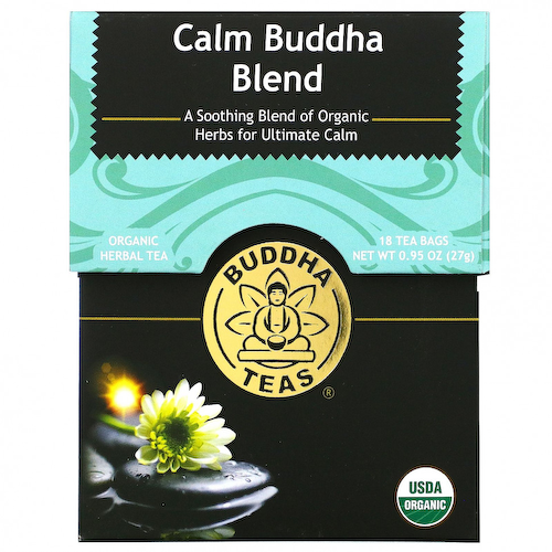Buddha Teas, Calm Buddha Blend, 18 чайных пакетиков, 27 г (0,95 унции) #1