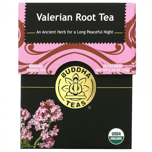 Buddha Teas, чай из корня валерианы, 18 чайных пакетиков, 27 г (0,95 унции) #1