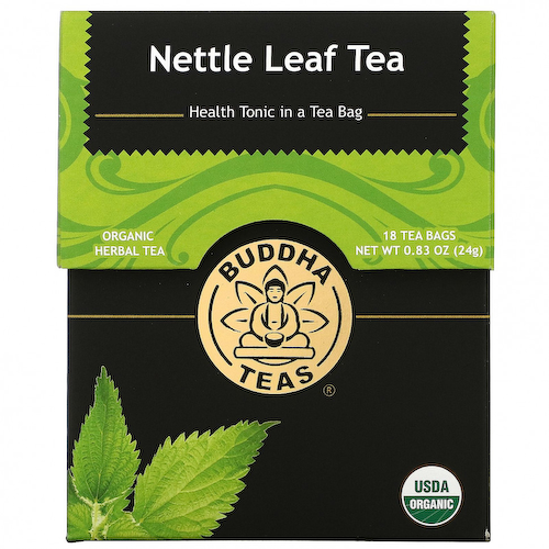 Buddha Teas, Organic Herbal Tea, листья крапивы, 18 чайных пакетиков, 24 г (0,83 унции) #1