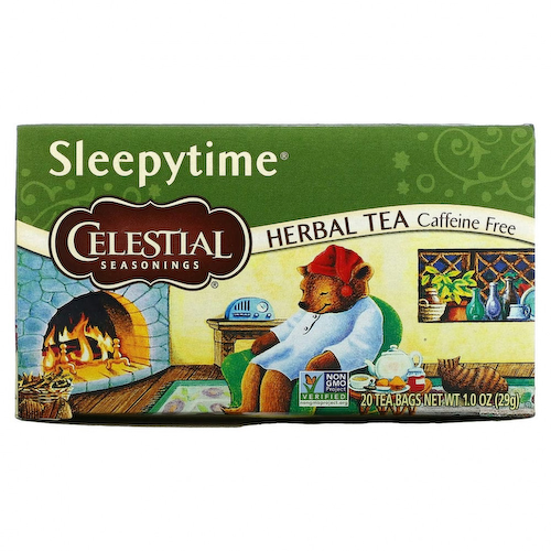 Celestial Seasonings, Sleepytime, травяной чай, без кофеина, 20 чайных пакетиков, 29 г (1,0 унции) #1