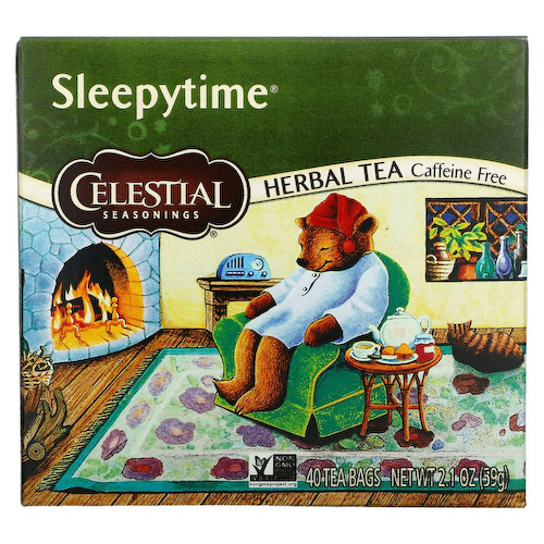Celestial Seasonings, Sleepytime, травяной чай, без кофеина, 40 чайных пакетиков, 59 г (2,1 унции) #1
