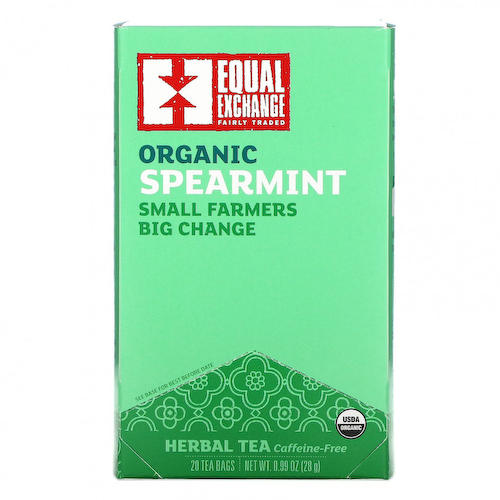 Equal Exchange, Органический травяной чай с мятой, без кофеина, 20 чайных пакетиков, 28 г (0,99 унции) #1