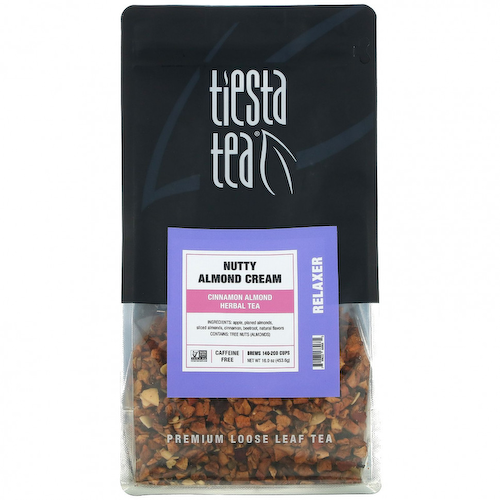 Tiesta Tea Company, Рассыпчатый чай премиального качества, крем с ореховым миндалем, без кофеина, 453,6 г (16,0 унции) #1