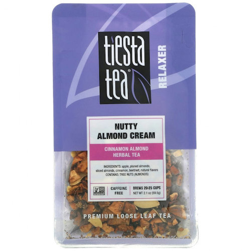 Tiesta Tea Company, Рассыпчатый чай премиального качества, крем с ореховым миндалем, без кофеина, 59,5 г (2,1 унции) #1