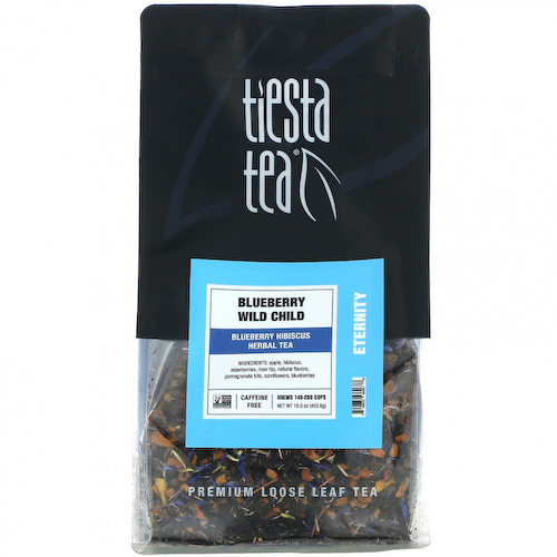 Tiesta Tea Company, Рассыпной чай премиального качества, детская голубика, без кофеина, 453,6 г (16,0 унции) #1